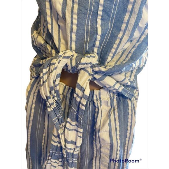 Vintage Handmade Ruched Chambray Jumper M - Picture 5 of 11